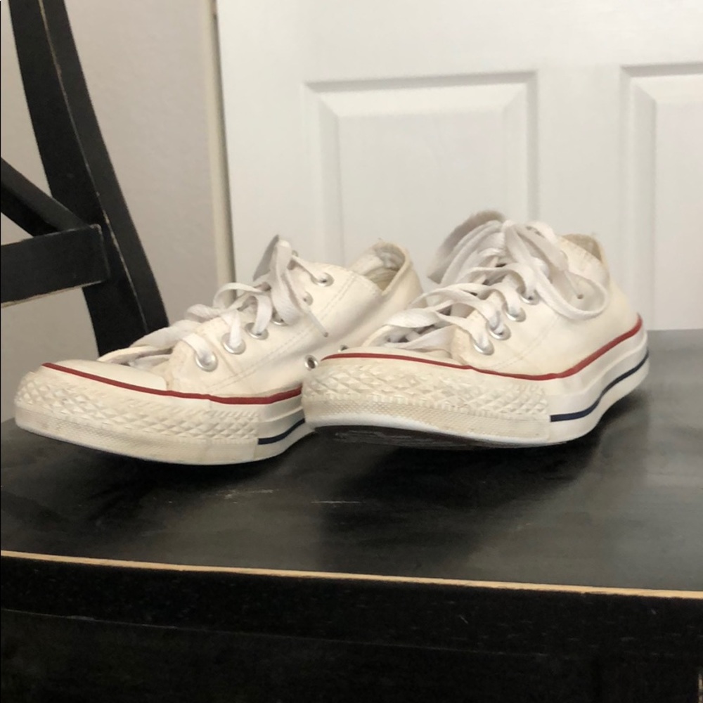 Unisex White LowTop Converse